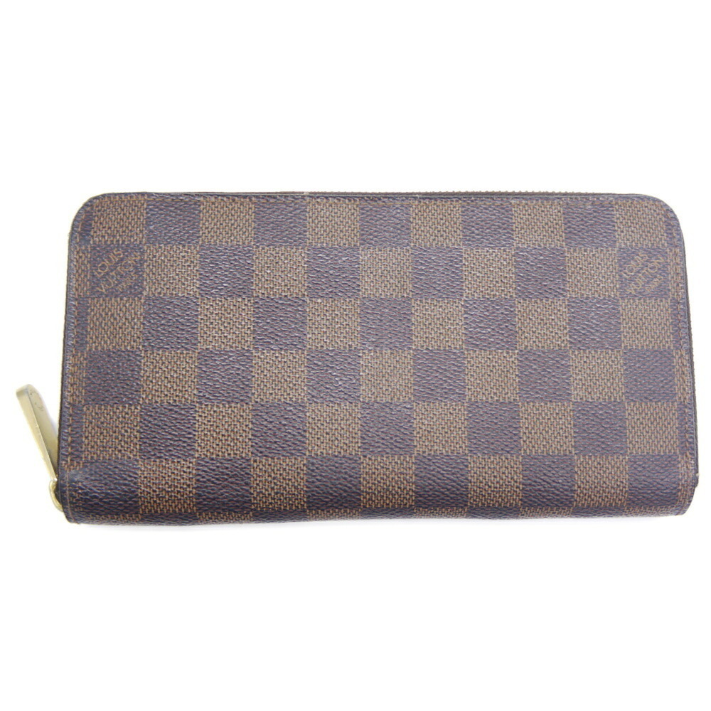 LOUIS VUITTON Louis Vuitton Long Wallet N60015 Damier Ebene Zippy Brown